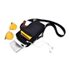 Unisexe Femmes Hommes Sac Bandoulière Poche Étanche Poche Mobile Téléphone Portable En Argent Mini Petite Poche Casual Sac À Bandoulière