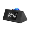 Univers Projection Lampe Réveil Numérique Multi-Fonction Intégré Lecteur de Musique BT Radio FM Veilleuse Atmosphère Romantique avec Télécommande