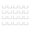 Universel 100 Pcs / Set Precut 0.6mm-0.8mm Precut agrafe plate agrafes plates pour outil de réparation d