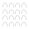 Universel 100 Pcs / Set Precut 0.6mm-0.8mm Precut agrafe plate agrafes plates pour outil de réparation d