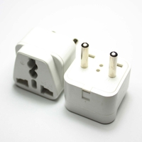 Universel US aux USA shuffle MP3 à Euro Europe Travel Wall AC Power chargeur prise adaptateur convertisseur cuivre matériau