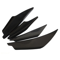 Universel voiture pare-chocs avant Spoiler lèvre séparateur aileron diviseurs de corps Spoiler Canards Refit Kit décors