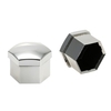 Universelle 17mm voiture roue Chrome boulon écrou en plastique-capot