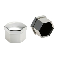 Universelle 17mm voiture roue Chrome boulon écrou en plastique-capot