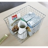US-003 Conteneur en fil métallique Garde-manger Organisateur de nourriture Panier de rangement Bin Organisateur de rangement Panier Conteneur de nourriture