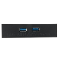 USB 3.0 Panneau avant Hub 2 Port Expansion Bay 20 broches à USB3.0 Câble adaptateur de support 60cm pour PC Desktop 2.5 "Floppy Bay
