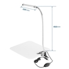 USB LED Lampe de Serrage du bureau Lampe de Table Réglable Clip-on Lumière Col de Cygne Flexible 6W 18LED Protection des yeux avec Interrupteur pour l