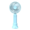 USB Mini Handheld Fan Outdoor Portable Rechargeable Cooling Fan with Mobile-Phone Holder for Outdoor Travel Home Office