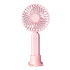 USB Mini Handheld Fan Outdoor Portable Rechargeable Cooling Fan with Mobile-Phone Holder for Outdoor Travel Home Office