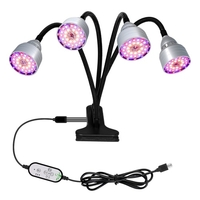 USB plante grandir lumière 26 LED s spectre complet réglable pince de bureau lampe de croissance pour les plantes d
