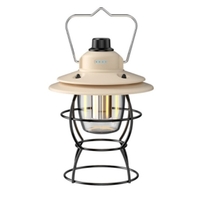 USB recharge lumière rétro camping lanterne en plein air Camping randonnée tente veilleuse lampe en continu gradation trois Modes de lumière réglables
