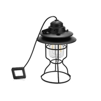 USB Rechargeable Portable étanche Camping Vintage lanterne tente LED suspension