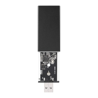 USB3.0 À M.2 NGFF SSD Boîtier Solid State Drive External Case Adapter UASP SuperSpeed ​​6Gbps pour 2230 2242 M.2 NGFF SSD