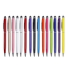 Usine directe écriture stylo capacitif double usage stylet balle téléphone intelligent universel écriture manuscrite capacitif écran tactile stylo Crimson