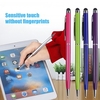 Usine directe écriture stylo capacitif stylo à double usage boule téléphone intelligent universel écriture manuscrite capacitif écran tactile stylo noir