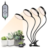 Usine USB élèvent la lumière 78 LED lumière du soleil spectre complet lampe de croissance à pince de bureau réglable pour plantes d