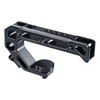 UURig R008 Poignée universelle pour poignée de caméra avec supports de sabot froid Pince à tige de 15mm Serrure à vis de 3/8 pouce