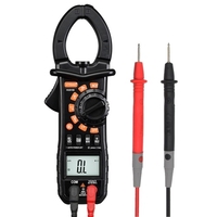 UYIGAO UA2018B pince mètre Portable Portable numérique pince multimètre LCD affichage gamme automatique tension ca/cc courant alternatif testeur universel avec rétro-éclairage capacité résistance fréquence température mesure Diode Hz testeur
