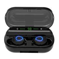 V10 BT5.0 casque réduction intelligente du bruit appels clairs casque étanche boîte de Charge affichage numérique batterie externe support de téléphone