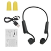 V11 casque à conduction osseuse indolore sans fil BT5.0 écouteurs sports de plein air casque IP56 étanche mains libres avec microphone