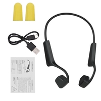 V11 casque à conduction osseuse indolore sans fil BT5.0 écouteurs sports de plein air casque IP56 étanche mains libres avec microphone