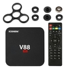v88 intelligent android 6.0tv base case rk3229 dans uhd 4k 1g / 8g des mini - pc wifi h.265 nous plug + diy tri - réponse spinner