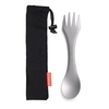 Vaisselle de camping itinérante 2-IN-1 Titanium Spoon Fork Picnic
