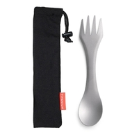 Vaisselle de camping itinérante 2-IN-1 Titanium Spoon Fork Picnic
