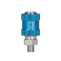 Vanne à glissière manuelle de 1/8 pouce Vanne de contrôle de débit pneumatique Vanne manuelle en alliage d