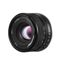 VELEDGE 35mm F / 1.2 Super haute résolution Caméra standard à grande ouverture Objectif principal Lentille à mise au point manuelle MF légère 0.3m Distance focale la plus proche pour caméras Sony sans miroir à monture E pour Sony A7III A9000 A5000