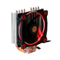 Ventilateur à DEL rouge de 120 mm pour refroidisseur d