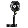 Ventilateur de bureau à LED de 7 pouces refroidissant le ventilateur pliable rechargeable de 5200mAh