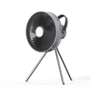 Ventilateur de camping extérieur 2 en 1 avec ventilateur suspendu pour tente à lumière LED