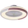 Ventilateur de plafond avec allumage de la lumière LED Variation progressive de la vitesse du vent Télécommande sans pile Plafonnier LED moderne pour chambre à coucher Salon Salle à manger