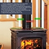 Ventilateur de poêle alimenté par la chaleur à 4 lames Ventilateur écologique à bois pour une distribution efficace de la chaleur