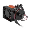 Ventilateur de refroidissement de radiateur de moteur de voiture RC avec capteur thermique radiateur de pince en alliage d