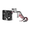 Ventilateur de refroidissement de radiateur de moteur de voiture RC avec capteur thermique radiateur de pince en alliage d