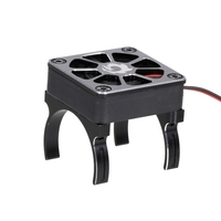 Ventilateur de refroidissement de radiateur de moteur RC avec 2 pinces et câble adaptateur pour moteur brossé série 540550