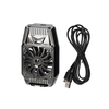 Ventilateur de refroidissement pour téléphone portable Refroidisseur de téléphone portable Conception extensible pour téléphones de 4 à 6, 7 pouces Support de refroidissement pour téléphone portable avec ventilateur silencieux à 9 feuilles pour r