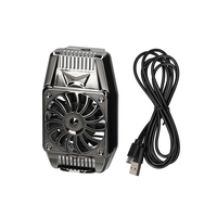 Ventilateur de refroidissement pour téléphone portable Refroidisseur de téléphone portable Conception extensible pour téléphones de 4 à 6, 7 pouces Support de refroidissement pour téléphone portable avec ventilateur silencieux à 9 feuilles pour r