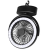 Ventilateur de tente de camping en plein air avec lumière LED Lampe de secours rechargeable USB avec crochet de suspension