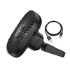 Ventilateur de voiture Baseus Ventilateur de voiture électrique rechargeable pour siège arrière Rotatif à 360 ° / Chargement sans fil / Ventilateur de siège arrière magnétique à 2 vitesses pour véhicule SUV RV