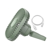 Ventilateur de voiture Baseus Ventilateur de voiture électrique rechargeable pour siège arrière Rotatif à 360 ° / Chargement sans fil / Ventilateur de siège arrière magnétique à 2 vitesses pour véhicule SUV RV