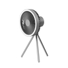 Ventilateur trépied extérieur USB Rechargeable Camping Desk Fan Ventilateur de plafond portable Power Bank avec veilleuse 3 vitesses/modes d