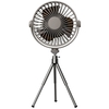 Ventilateur trépied extérieur USB Rechargeable Camping Desk Fan Ventilateur de plafond portable Power Bank avec veilleuse 3 vitesses/modes d