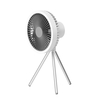 Ventilateur trépied extérieur USB Rechargeable Camping Desk Fan Ventilateur de plafond portable Power Bank avec veilleuse 3 vitesses/modes d