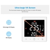 Ventilo-convecteur intelligent pour système à 2 tuyaux Thermostat WIFI/485 Modbus avec application et commande vocale Écran LCD 3, 5 pouces Thermostat programmable intelligent Verrouillage enfant Prévision météo