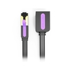VENTION CAT 7 Câble de rallonge réseau 10 Gigabit Fast Speed Câble de réseau plat RJ45 Câble LAN pour entreprise à domicile 2m Noir