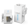 Vention VDD-B07-W connecteur RJ45 Cat.5e UTP Keystone Jack coupleur pour extension de câble réseau blanc 1 pièce