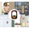 Ventouse Carillon Sonnette Décoration Réfrigérateur Porte Placard Bois Carillon Cloches pour La Maison Jardin Carillon Cadeau